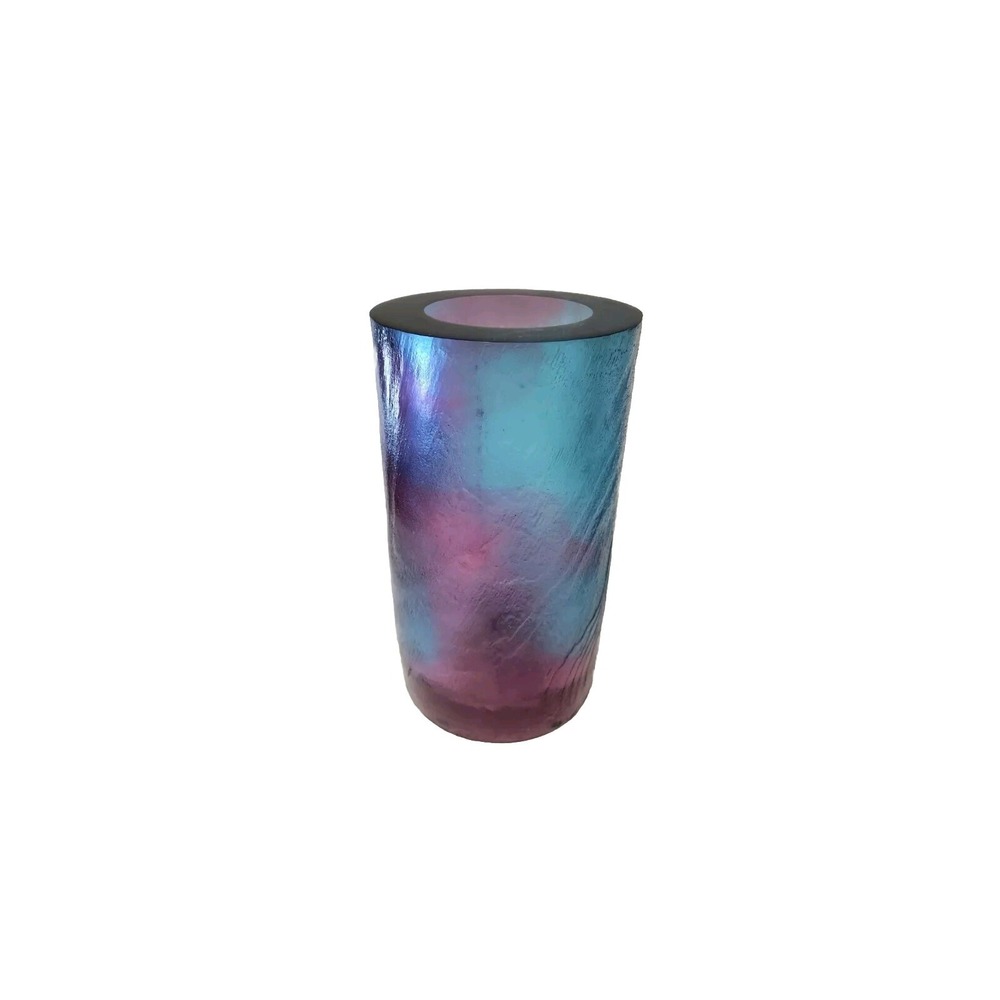 Terry Balle Large Studio Acrylic/Resin Vase/Sculpture/Optical Planter 10.5" Tall